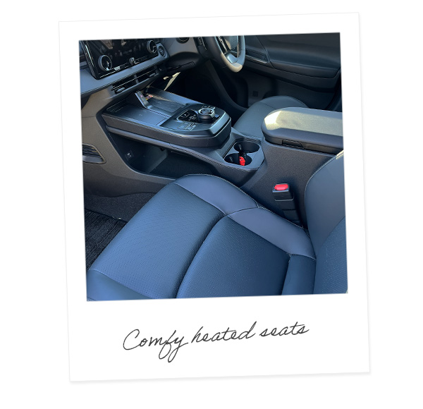 bZ4X comfy heated seats