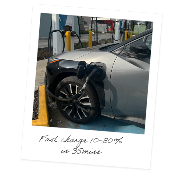 Toyota bZ4X fast charge