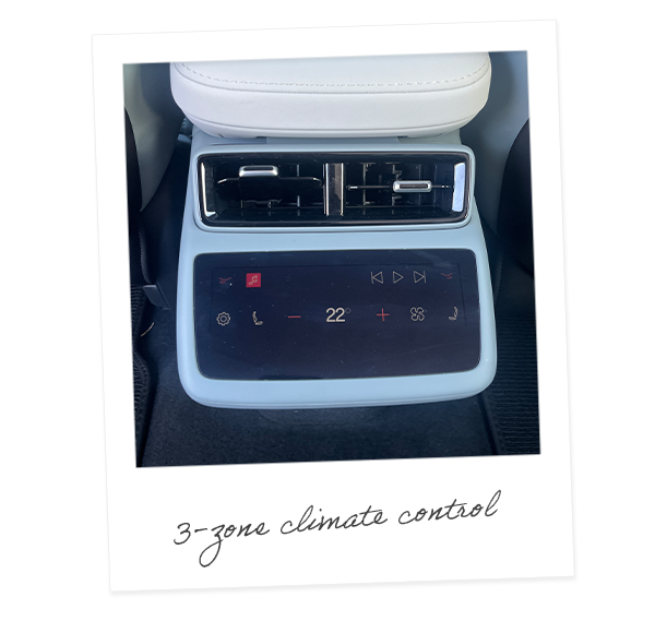 3-zone climate control