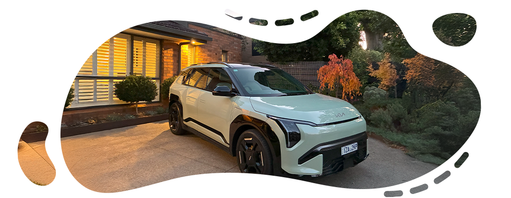 Kia EV3 porch