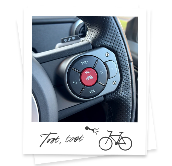 Toot button