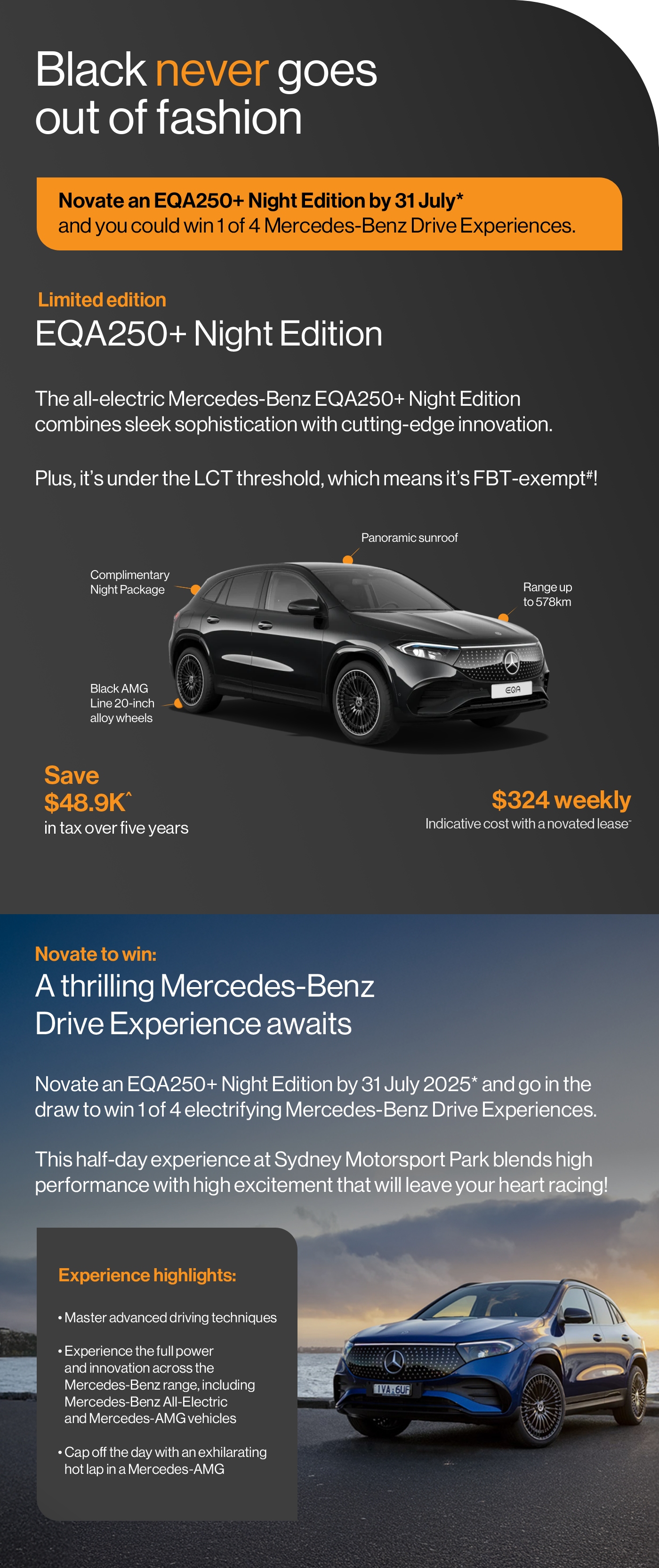 Mercedes-Benz EQA250+ Night Edition
