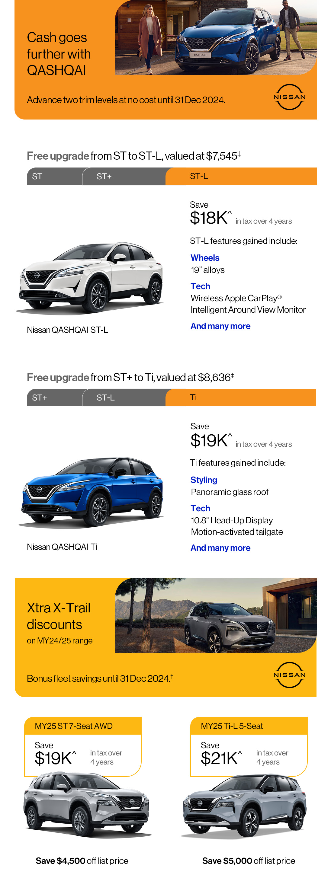 Nissan offers